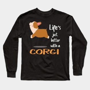 Life'S Just Better With a Corgi (202) Long Sleeve T-Shirt